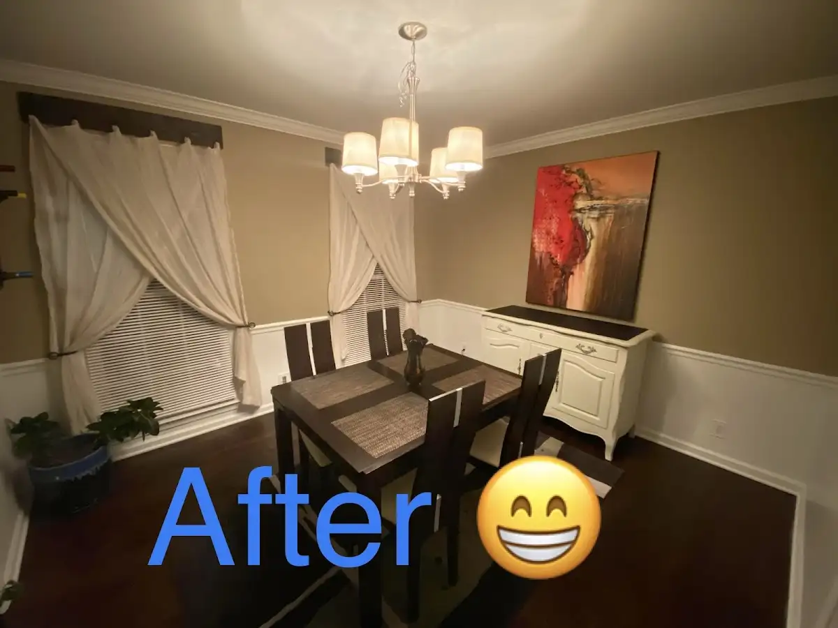 Professional dining room restoration after water damage in The Colony
